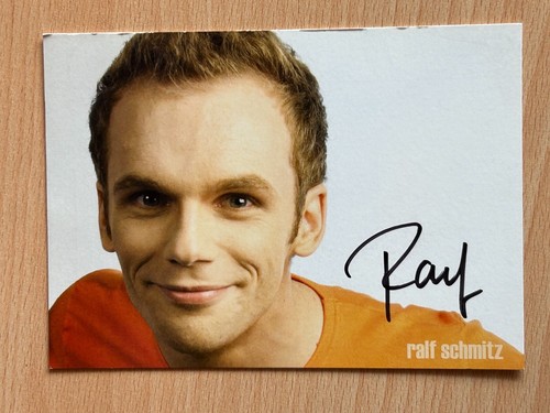 Ralf schmitz autogrammkarte - -,
