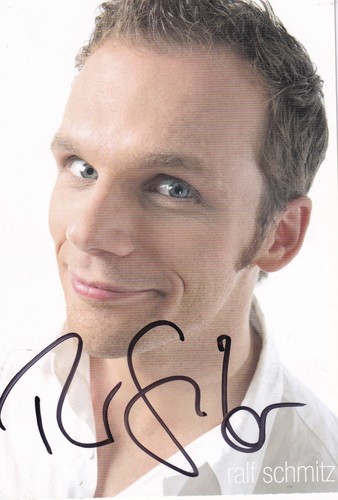 Autogramm ralf schmitz - autogramm,