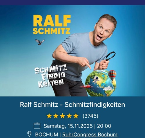 Ralf schmitz tickets - ralf, (2