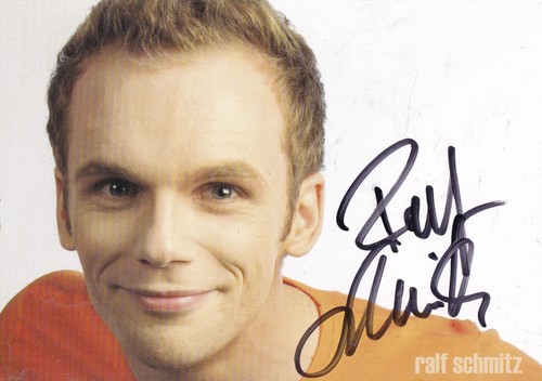 Autogramm ralf schmitz - -,