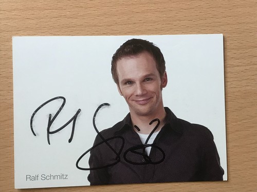 Ralf schmitz autogrammkarte - ralf,