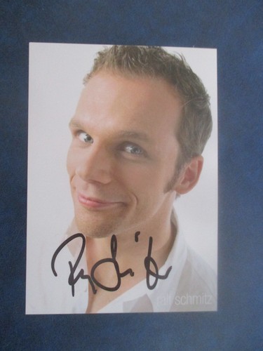 Ralf schmitz autogrammkarte - schmitz,