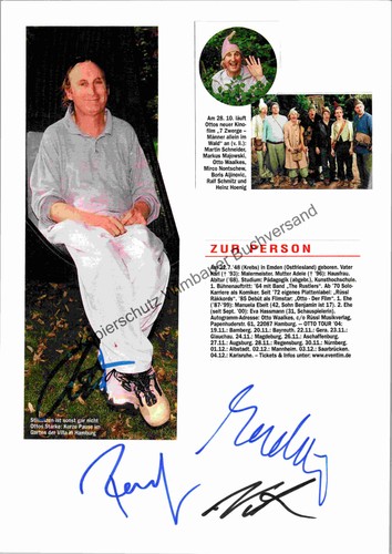Original autogramm otto - original,