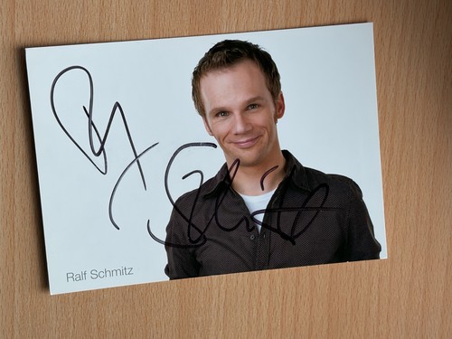 Ralf schmitz autogrammkarte - -,